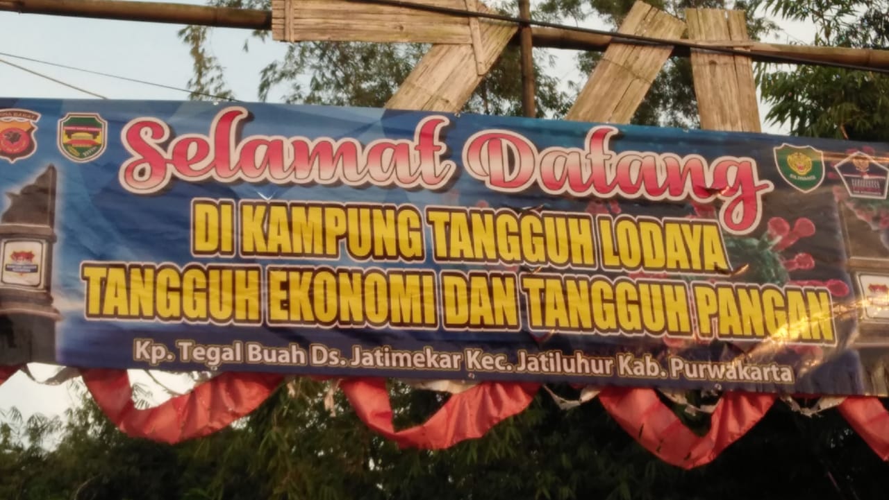 Polres purwakarta Bangun Kampung Tangguh Di Tengah Pandemi Covid 19